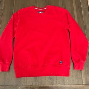 Mens Russel Athletic red crew neck sweater